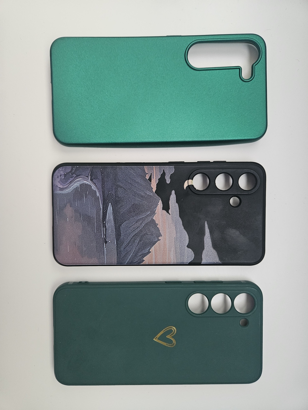Green/Teal Protective Smartphone Case - Stylish Slim Cover Samsung S23